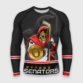 Мужской рашгард 3D с принтом Ottawa Senators в Рязани,  |  | nhl | ottawa senators | stanley cup | кубок стенли | кубок стэнли | нхл | оттава сенаторз | сенаторс | хоккей | хоккейный клуб