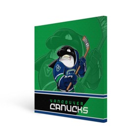 Холст квадратный с принтом Vancouver Canucks в Рязани, 100% ПВХ |  | nhl | stanley cup | vancouver canucks | ванкувер | ванкувер кэнакс | кубок стенли | кубок стэнли | нхл | трямкин | хоккей | хоккейный клуб