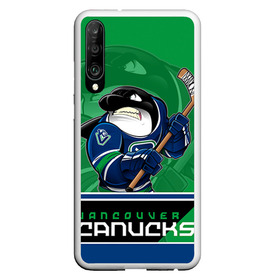 Чехол для Honor P30 с принтом Vancouver Canucks в Рязани, Силикон | Область печати: задняя сторона чехла, без боковых панелей | nhl | stanley cup | vancouver canucks | ванкувер | ванкувер кэнакс | кубок стенли | кубок стэнли | нхл | трямкин | хоккей | хоккейный клуб