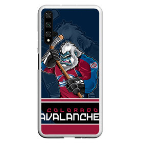 Чехол для Honor 20 с принтом Colorado Avalanche в Рязани, Силикон | Область печати: задняя сторона чехла, без боковых панелей | colorado avalanche | nhl | stanley cup | варламов | григоренко | колорадо | колорадо эвеланш | кубок стенли | кубок стэнли | нхл | тютин | хоккей | хоккейный клуб