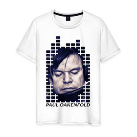 Мужская футболка хлопок с принтом EQ - Paul Oakenfold в Рязани, 100% хлопок | прямой крой, круглый вырез горловины, длина до линии бедер, слегка спущенное плечо. | beatport | club | dj | edm | electro | england | eq | house | music | paul oakenfold | perfecto | production | radio | techno | top | trance | англия | великобритания | дискотека | звезда | клуб | музыка | музыкант | продюссер | радио | фестиваль | эквала