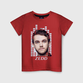 Детская футболка хлопок с принтом EQ - Zedd в Рязани, 100% хлопок | круглый вырез горловины, полуприлегающий силуэт, длина до линии бедер | Тематика изображения на принте: beatport | club | dj | edm | electro | eq | house | music | production | radio | techno | top | trance | zedd | дискотека | звезда | клуб | музыка | музыкант | продюссер | радио | фестиваль | эквалайзер