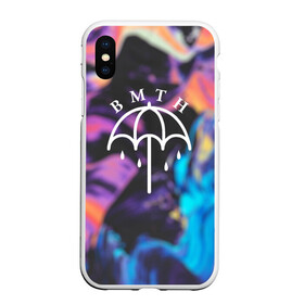 Чехол для iPhone XS Max матовый с принтом Bring me the horizon в Рязани, Силикон | Область печати: задняя сторона чехла, без боковых панелей | bmth | bring | horizon | music | музыка