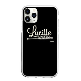 Чехол для iPhone 11 Pro матовый с принтом Lucille Sluggers 4 в Рязани, Силикон |  | the walking dead | бита | зомби | ниган | ужасы | ходячие