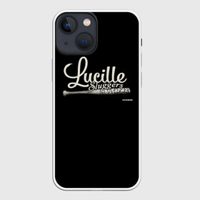 Чехол для iPhone 13 mini с принтом Lucille Sluggers 4 в Рязани,  |  | the walking dead | бита | зомби | ниган | ужасы | ходячие