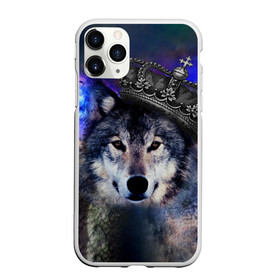 Чехол для iPhone 11 Pro Max матовый с принтом King Wolf в Рязани, Силикон |  | животное | зверь | космос | природа волк | русь | славяне
