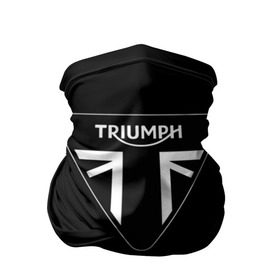 Бандана-труба 3D с принтом Triumph 4 в Рязани, 100% полиэстер, ткань с особыми свойствами — Activecool | плотность 150‒180 г/м2; хорошо тянется, но сохраняет форму | moto | triumph | мотоцикл | мотоциклы | триумф