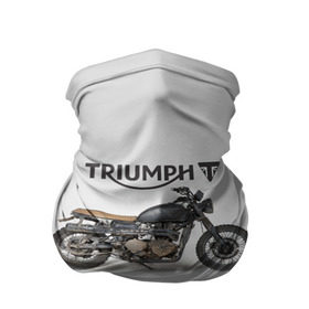 Бандана-труба 3D с принтом Triumph 2 в Рязани, 100% полиэстер, ткань с особыми свойствами — Activecool | плотность 150‒180 г/м2; хорошо тянется, но сохраняет форму | moto | triumph | мотоцикл | мотоциклы | триумф