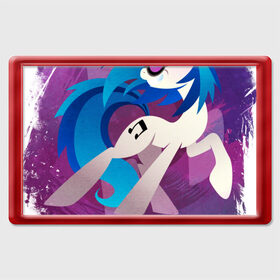 Магнит 45*70 с принтом My littlle pony Vinyl Scratch в Рязани, Пластик | Размер: 78*52 мм; Размер печати: 70*45 | 