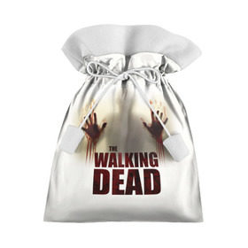 Подарочный 3D мешок с принтом The Walking Dead в Рязани, 100% полиэстер | Размер: 29*39 см | the walking dead | америка | апокалипсис | глен | дерил | зомби | карл | кровь | рик | сша | ходячие мертвецы