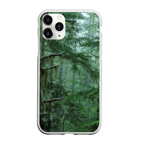 Чехол для iPhone 11 Pro матовый с принтом Дремучий лес в Рязани, Силикон |  | camouflage | dense | fog | forest | spruce | tree | дремучий | ёлка | ельник | камуфляж | лес | маскировка | туман