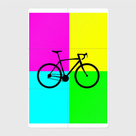Магнитный плакат 2Х3 с принтом Велосипед фикс в Рязани, Полимерный материал с магнитным слоем | 6 деталей размером 9*9 см | fix | вело | велосипед | прикол | фикс
