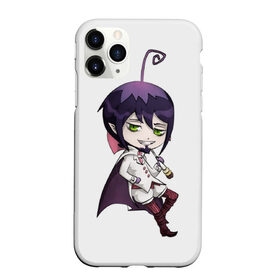 Чехол для iPhone 11 Pro матовый с принтом Blue Exorcist Мефисто в Рязани, Силикон |  | ao no exorcist | демон | сатана | синий экзорцист