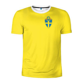 Мужская футболка 3D спортивная с принтом Ибрагимович в Рязани, 100% полиэстер с улучшенными характеристиками | приталенный силуэт, круглая горловина, широкие плечи, сужается к линии бедра | златан | манчестер | мю | футбол | швеция | юнайтед