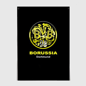 Постер с принтом Borussia Dortmund в Рязани, 100% бумага
 | бумага, плотность 150 мг. Матовая, но за счет высокого коэффициента гладкости имеет небольшой блеск и дает на свету блики, но в отличии от глянцевой бумаги не покрыта лаком | боруссия | дортмунд