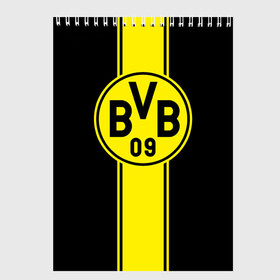 Скетчбук с принтом BVB в Рязани, 100% бумага
 | 48 листов, плотность листов — 100 г/м2, плотность картонной обложки — 250 г/м2. Листы скреплены сверху удобной пружинной спиралью | borussia dortmund | боруссия дортмунд | бундеслига | германия | футбол | футболист