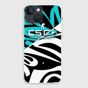 Чехол для iPhone 13 mini с принтом cs:go   Frontside Misty Style (Снежный вихрь) в Рязани,  |  | ak47 | cs | csgo | frontside | misty | вихрь | го | кс | снежный