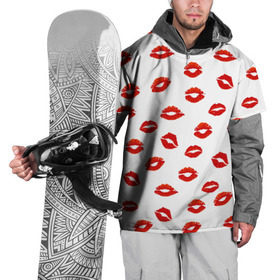 Накидка на куртку 3D с принтом Поцелуйчики в Рязани, 100% полиэстер |  | background | bride | corporate | groom | kiss | lips | wedding | губы | жених | корпоративный | любимая | любимый | любовь | невеста | поцелуй | свадьба | страсть | фон
