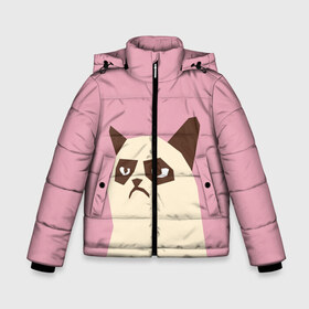 Зимняя куртка для мальчиков 3D с принтом Grumpy cat pink в Рязани, ткань верха — 100% полиэстер; подклад — 100% полиэстер, утеплитель — 100% полиэстер | длина ниже бедра, удлиненная спинка, воротник стойка и отстегивающийся капюшон. Есть боковые карманы с листочкой на кнопках, утяжки по низу изделия и внутренний карман на молнии. 

Предусмотрены светоотражающий принт на спинке, радужный светоотражающий элемент на пуллере молнии и на резинке для утяжки | кот | мем | угрюмый