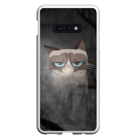 Чехол для Samsung S10E с принтом Grumpy Cat в Рязани, Силикон | Область печати: задняя сторона чехла, без боковых панелей | кот | мем | угрюмый