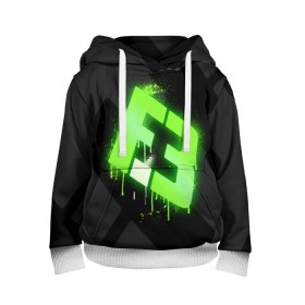 Детская толстовка 3D с принтом cs:go - Flipsid3 (Black collection) в Рязани, 100% полиэстер | двухслойный капюшон со шнурком для регулировки, мягкие манжеты на рукавах и по низу толстовки, спереди карман-кенгуру с мягким внутренним слоем | Тематика изображения на принте: cs | csgo | flipsid3 | го | кс