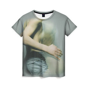 Женская футболка 3D с принтом Placebo в Рязани, 100% полиэфир ( синтетическое хлопкоподобное полотно) | прямой крой, круглый вырез горловины, длина до линии бедер | lacebo |  брайан молко | альтернатива. | пласибо | плацебо | плэйсебо | плэсибо | рок