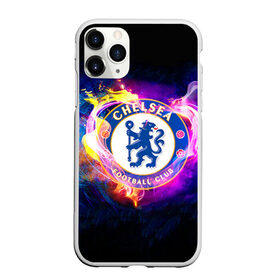 Чехол для iPhone 11 Pro матовый с принтом Chelsea в Рязани, Силикон |  | chelsea | football. | английская премьер лига | апл | футбол | челси