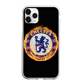 Чехол для iPhone 11 Pro матовый с принтом Chelsea в Рязани, Силикон |  | chelsea | football. | английская премьер лига | апл | футбол | челси