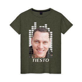 Женская футболка хлопок с принтом EQ - Tiesto в Рязани, 100% хлопок | прямой крой, круглый вырез горловины, длина до линии бедер, слегка спущенное плечо | beatport | black hole | club | dj | edm | electro | eq | holland | house | music | musical freedom | production | radio | techno | tiesto | top | trance | голандия | дискотека | звезда | клуб | музыка | музыкант | продюссер | радио | фестиваль | эквалайзе