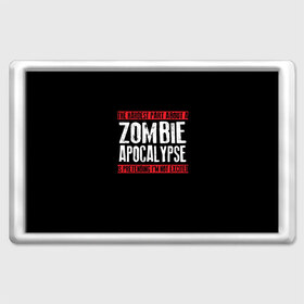 Магнит 45*70 с принтом Zombie apocalypse в Рязани, Пластик | Размер: 78*52 мм; Размер печати: 70*45 | Тематика изображения на принте: 