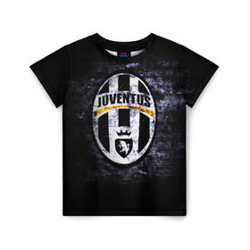 Детская футболка 3D с принтом Juventus2 в Рязани, 100% гипоаллергенный полиэфир | прямой крой, круглый вырез горловины, длина до линии бедер, чуть спущенное плечо, ткань немного тянется | football | juve | juventus | seria a | бьянконери | серия а | футбол | чемпионат италии | юве | ювентус