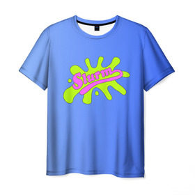 Мужская футболка 3D с принтом Slurm в Рязани, 100% полиэфир | прямой крой, круглый вырез горловины, длина до линии бедер | futurama | футурама