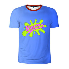 Мужская футболка 3D спортивная с принтом Slurm в Рязани, 100% полиэстер с улучшенными характеристиками | приталенный силуэт, круглая горловина, широкие плечи, сужается к линии бедра | futurama | футурама