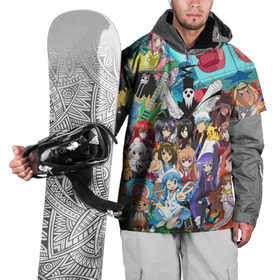 Накидка на куртку 3D с принтом anime в Рязани, 100% полиэстер |  | персонажи