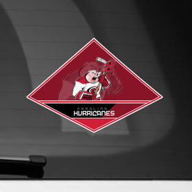 Наклейка на автомобиль с принтом NHL: Carolina Hurricanes в Рязани, ПВХ |  | Тематика изображения на принте: 