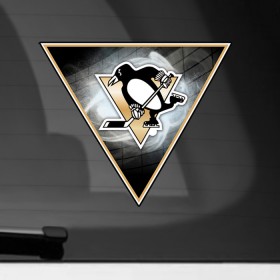 Наклейка на автомобиль с принтом NHL: Pittsburgh Penguins в Рязани, ПВХ |  | Тематика изображения на принте: nhl