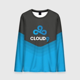 Мужской лонгслив 3D с принтом Cloud 9 Uniform в Рязани, 100% полиэстер | длинные рукава, круглый вырез горловины, полуприлегающий силуэт | Тематика изображения на принте: counter strike | cs go | swat | terrorist | контр страйк | кс го | спецназ