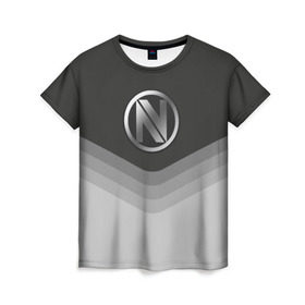 Женская футболка 3D с принтом EnVyUs Uniform в Рязани, 100% полиэфир ( синтетическое хлопкоподобное полотно) | прямой крой, круглый вырез горловины, длина до линии бедер | 