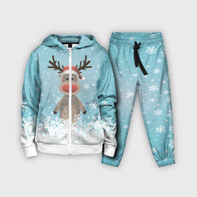 Детский костюм 3D с принтом Рудольф в Рязани,  |  | ангел | ёлка | ель | зима | колокольчик | нг | новый год | олень | рождество | санта | снег