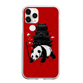 Чехол для iPhone 11 Pro матовый с принтом Panda Warrior в Рязани, Силикон |  | japan | panda | панда