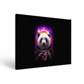 Холст прямоугольный с принтом Panda Cosmonaut в Рязани, 100% ПВХ |  | bear | galaxy | panda | space | star | астронавт | галактика | звезда | космонавт | космос | медведь | панда