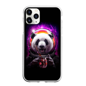 Чехол для iPhone 11 Pro матовый с принтом Panda Cosmonaut в Рязани, Силикон |  | Тематика изображения на принте: bear | galaxy | panda | space | star | астронавт | галактика | звезда | космонавт | космос | медведь | панда