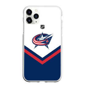 Чехол для iPhone 11 Pro матовый с принтом Columbus Blue Jackets в Рязани, Силикон |  | america | canada | hockey | nhl | usa | америка | блю | джекетс | канада | коламбус | лед | нхл | сша | хоккей