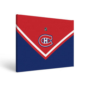 Холст прямоугольный с принтом Montreal Canadiens в Рязани, 100% ПВХ |  | america | canada | hockey | nhl | usa | америка | канада | канадиенс | лед | монреаль | нхл | сша | хоккей