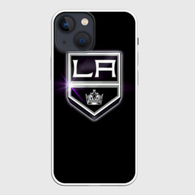 Чехол для iPhone 13 mini с принтом Los Angeles Kings в Рязани,  |  | Тематика изображения на принте: hockey | kings | los angeles | nhl | корона | нхл | хоккеист | хоккей