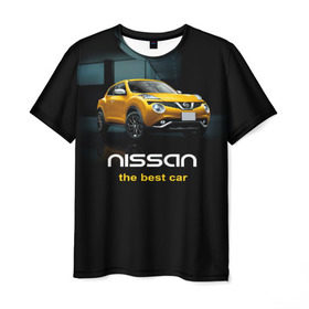 Мужская футболка 3D с принтом Nissan the best car в Рязани, 100% полиэфир | прямой крой, круглый вырез горловины, длина до линии бедер | Тематика изображения на принте: nissan | авто | автомобиль | водитель | машина | ниссан | тачка