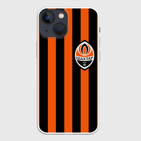 Чехол для iPhone 13 mini с принтом ФК Шахтер Донецк в Рязани,  |  | fc shakhtar donetsk | ukraine | ukrainian football club | донецк | клуб | украина | украинский | фк | футбольный | шахтер