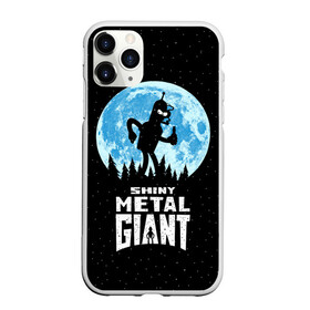 Чехол для iPhone 11 Pro матовый с принтом Bender Metal Giant в Рязани, Силикон |  | bender | fry | futurama | hermes | zoidberg | бендер | гермес | зойдберг | робот | туранга | фрай | футурама