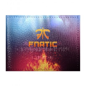 Обложка для студенческого билета с принтом Fnatic Team в Рязани, натуральная кожа | Размер: 11*8 см; Печать на всей внешней стороне | Тематика изображения на принте: best team | fnatic | team