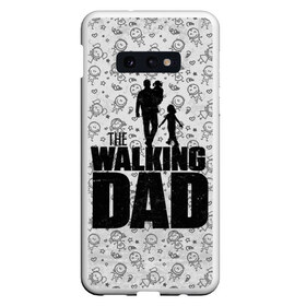 Чехол для Samsung S10E с принтом Walking Dad в Рязани, Силикон | Область печати: задняя сторона чехла, без боковых панелей | carl | dad | rick | walking dead | zombie | дети | дочь | зомби | отец | папа | сын | ходячие мертвецы